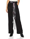 Desigual Womens HEIRA Casual Pants, Black, 42