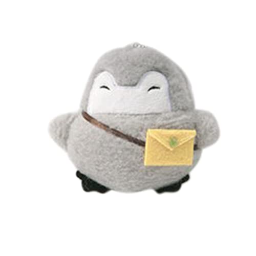 Saco de pelúcia macio pinguim mochila Y2K Daypack leve mochila animal dos desenhos animados de brinq