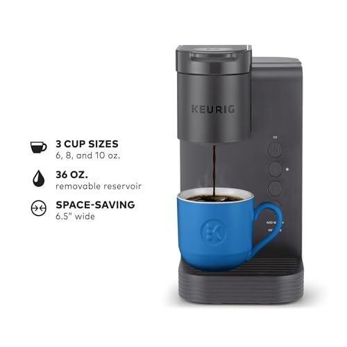 Image of Keurig K-Express Essentials Matte Gray Single-Serve K-Cup Pod Coffee Maker