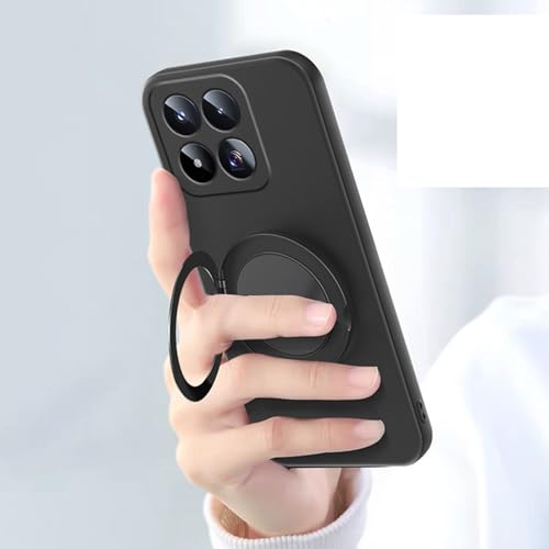 Coque Xiaomi 17Max silicone violet finition épurée avec béquille intégrée - 4