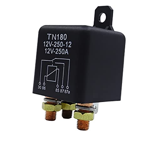 Relé automotriz 24V 250A tipo continuo para instalación de batería auxiliar 2