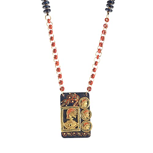 Image of AAKRITI ART CREATIONS Handcrafted Tribal & Wooden Necklace Collection | Dhokra, Ethnic, Brass & Artistic Designs | Royal, Boho & Nomadic-Inspired Statement Jewelry for Women