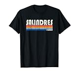 salindres 30 Le parfait design rétro Salindres, FR Hipster ! Ce design rétro présente des Salindres dans une police cool avec des rayures colorées. Le look vieilli de ce design lui donne un look classique vintage que tout le monde adorera
