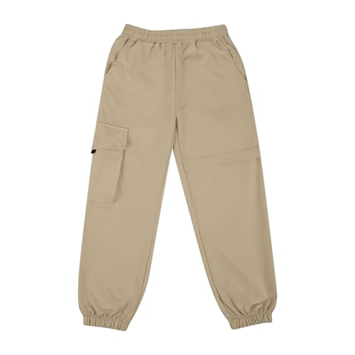 Teens Boys Cargo Pants Lightweightt Athletic Sweatpants with Pockets Fashion Oversized Casual Kids Joggers Clothes4