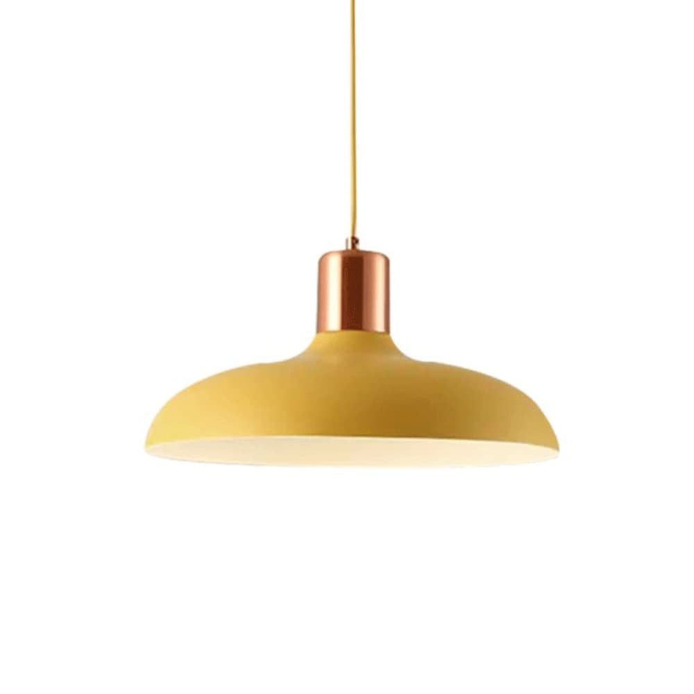 Dôme Abat-Jour Pendentif Luminaire Industriel en Métal Suspendu Droplight E26 Vis Vintage Hauteur Réglable Plafond Lustre Lanterne pour Vestiaire, Couloir, Îlot De Cuisine