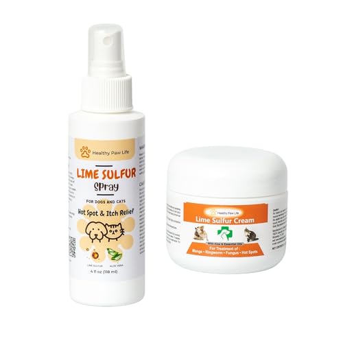 Classics Lime Sulfur Dip Bundle - 2 Items: Classics Lime Sulfur Cream (2 oz) and Classics Lime Sulfur Spray (4 oz) 2 Piece Set