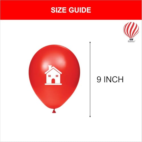 Image of HK Balloons 50Pcs Sweet Home Balloons - Housewarming Party Latex Balloons | Welcome Home Balloons for Family Gathering & Housewarming Decoration
