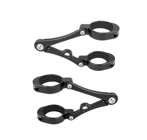 Fixation phare pour tube de fourche de moto 33mm-54mm universel pour Cafe Racer et Bobber