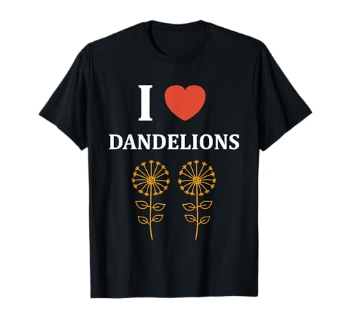 Funny minimalist dandelion flowers i love dandelions T�V���c