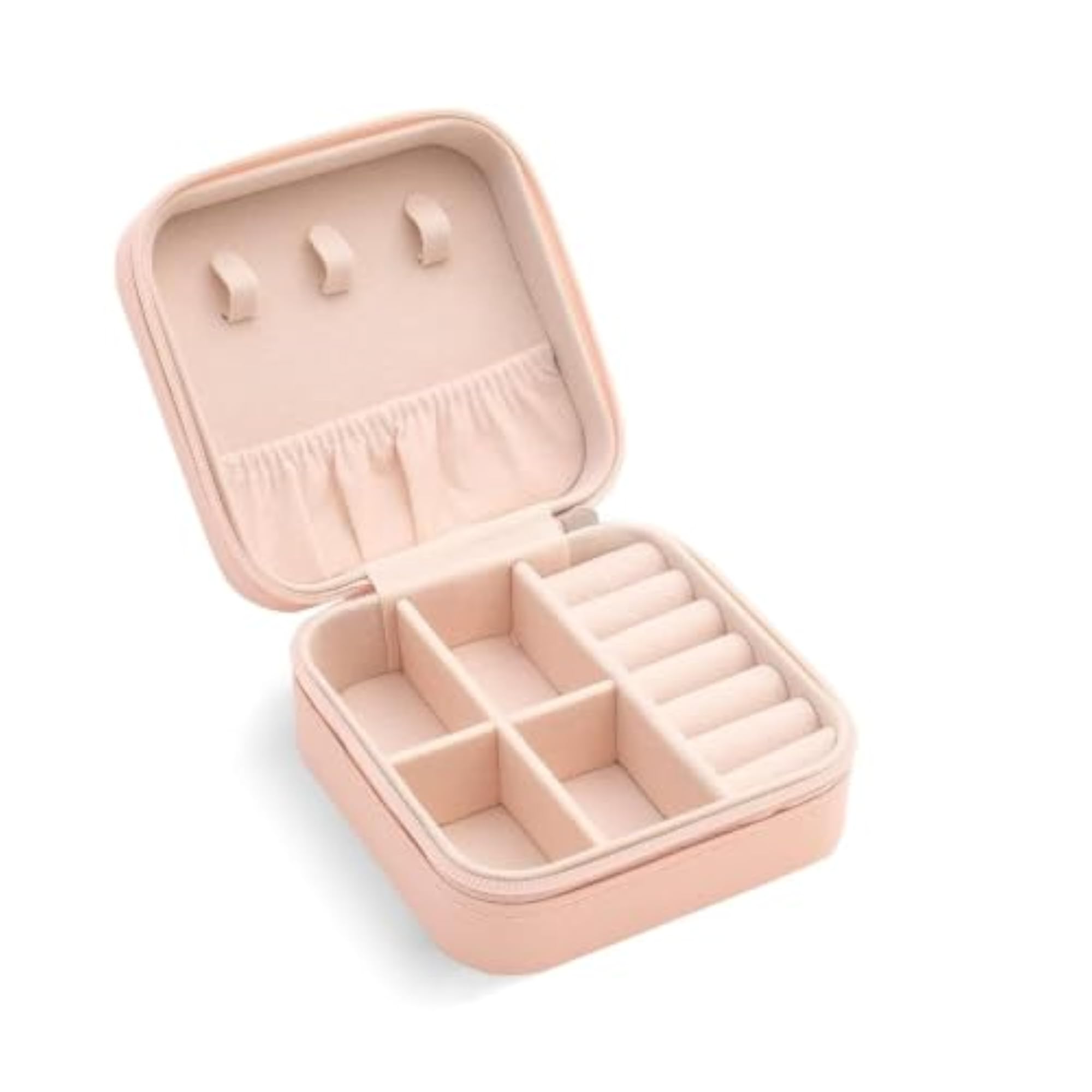 Mini PU Leather Travel Case for Jewellery Storage