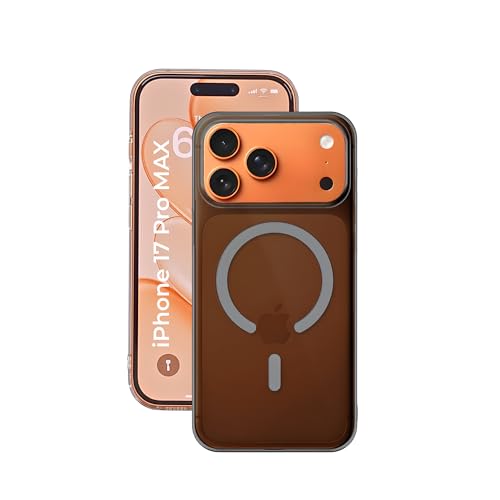 Image of Crystal Translucent Magnet Case for iPhone 17 Pro Max, Premium Polycarbonate, Ultra Strong Magnets, 360 Drop Protection, Raised Camera Protection, MagSafe Compatible