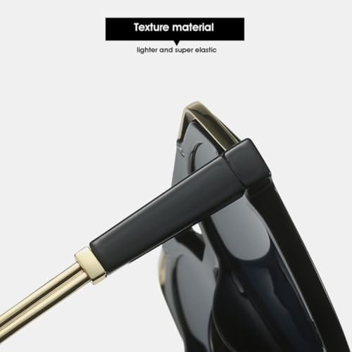 Lunettes de soleil rétro UV400 avec protection optimale contre les reflets - 4