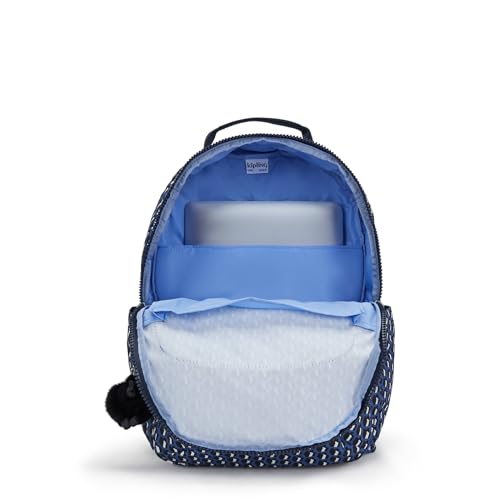 Image of Kipling Women's Seoul 15 Laptop Backpack, Durable, Roomy with Padded Shoulder Straps, Nylon School Bag