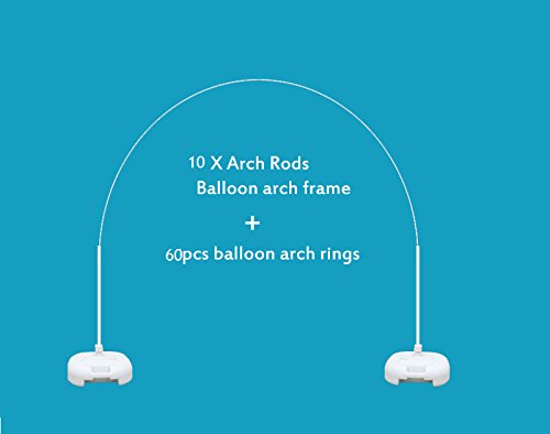 Joop Big Size Balloon Arch Frame Kit Stand 10 Arch Rods for Store & School