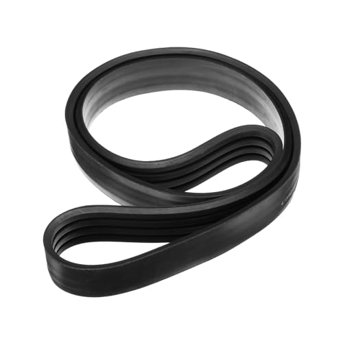 Image of uxcell 4 /A92 or 4 /4L940 Banded V-Belt Classic Wrapped Rubber, 4 Banded /4 Ribs, A Profile, 92 inch(2337mm) Inside Circumference