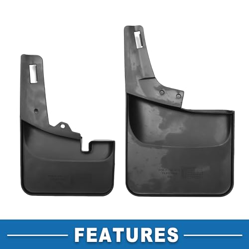 Image of Mud Flap Splash Guard with Mount Accessories Front & Rear Side Mud Guard for Ford F150 2022-2024 (Set of 4)