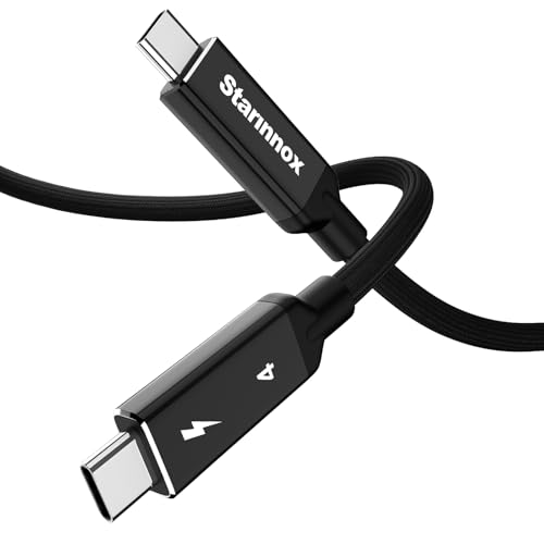 Starinnox 10Ft Thunderbolt 4 USB4 Cable