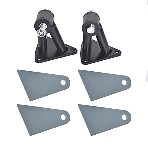 Image of munirater Engine Swap Weld-In Motor Mounts Replacement for Chevy Small & Big Block SBC BBC 91018040
