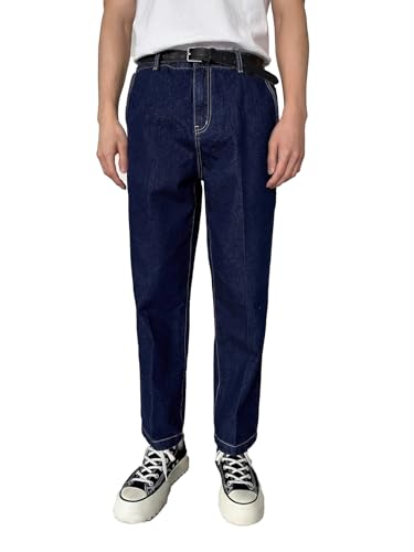 Image of KOTTY Men's Solid Straight Fit /Skinny Fit /Relaxed Fit Comfortable and Strechable Stylish Looking Jeans