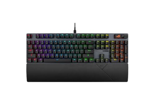 ROG Strix Scope II X - Tastiera meccanica Gaming, switch ROG NX V2 sostituibili a Caldo, Schiuma insonorizzante, Tasti in ABS, Comandi Multifunzioni, Tre Angoli di inclinazione, AZERTY