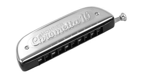 Hohner 253 Chrometta 10 Harmonica, clé de do majeur - Les Beatles, Paul McCartney, John Lennon, RIngo Starr, George Harrison Hohner 253 Chrometta 10 Harmonica, clé de do majeur