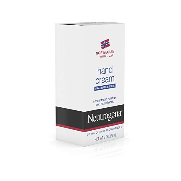 Neutrogena Norwegian Formula Moisturizing Hand Cream Formulated with Glycerin for Dry, Rough Hands, Fragrance-Free Intensive Hand Lotion, 2 oz