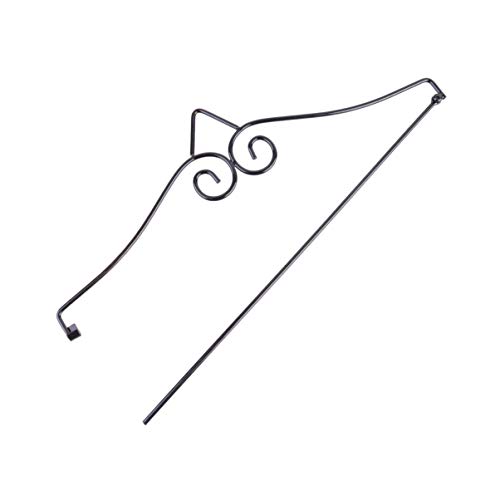 Hemoton 2pcs Garden Flag Hanger Yard Hanging Rack for Outdoor Indoor Decoration Flag Yard Banner Metal Wall Hanger Holder for Bar Store Tearoom Party