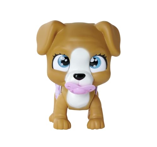 Simba 105953050 – Pamper Petz Hund, mit Trink- und Nässfunktion, Spielzeughund für Kinder ab 3 Jahren, Welpe zum Spielen, mit Überraschung und magischer Pfote