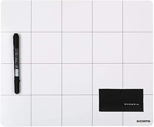 Large Size Magnetic Project Mat SHOWPIN Small Parts Work Mat Peg Board with A Board Marker - Preventing The Small Screws from Getting Lost and Unorganized (9.8x11.8 inches)