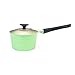Produktbild Kasserolle mit Stiel Antihaft-Milchkanne Haushalt Kleiner Milchtopf Baby-Nahrungsergänzung für Kaffee Butter Milch Tee (Color : Green, Size : 34x15x9.5cm)