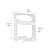 Tile Leveling System Clips4000pcs DIY Tiles Leveler Spacers, Tile Leveling System for Ceramic Tile and Stone Installation (4000, 1/16 IN) White