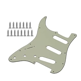 SHUIYUE Pickguard Guitare 11 Trous gaucher Pickguard 3 Panneaux avec vis pour Guitare St,matériel de pickguard de… - Les Beatles, Paul McCartney, John Lennon, RIngo Starr, George Harrison