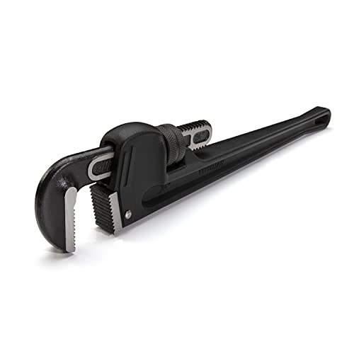 Image of Steelman 60875 24-Inch Heavy-Duty Cast Aluminum Straight Handle Pipe Wrench