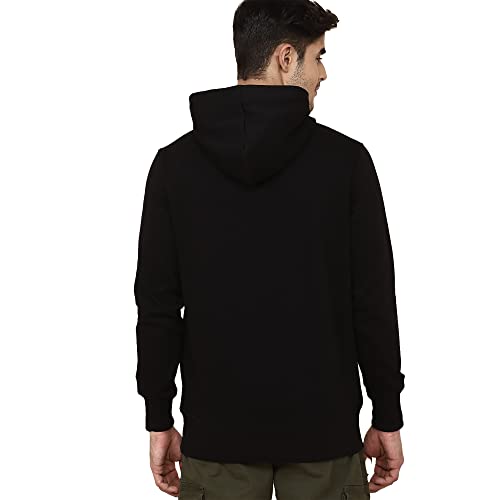 Image of Free Authority Men's Full Sleeve Solid Hooded Sweatshirt