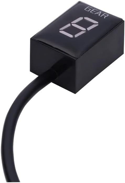 Gear Display Meter Motorcycle Digital Gear Indicator Counter 1-6 Speed Display ECU Mount for YA&MAHA YZF-R1/R6 XJR400 Motorcycle Gear Indicator