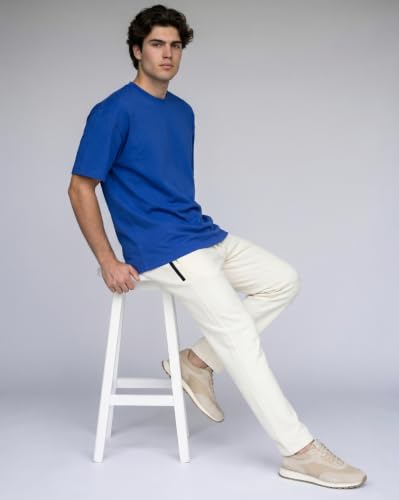 Image of Nobero 100% Cotton Oversized T Shirts for Men Stylish | Oversized Fit | Solid T Shirts for Men 180 GSM Combed Cotton | Round Neck Half Sleeve