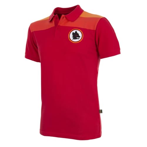 Polo AS Roma Copa de fútbol rojo ideal para lucir en el estadio y la ciudad