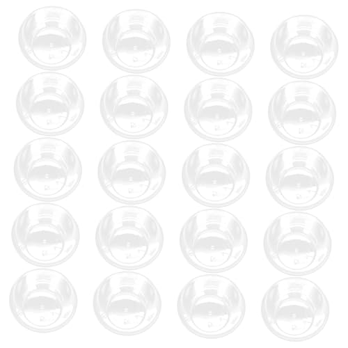 DRESSOOS 100個 使い捨て透明プラスチックボウル 多用途サラダ スープ フルーツ盛り付け用 パーティー キャンプ 誕生日会対応 小