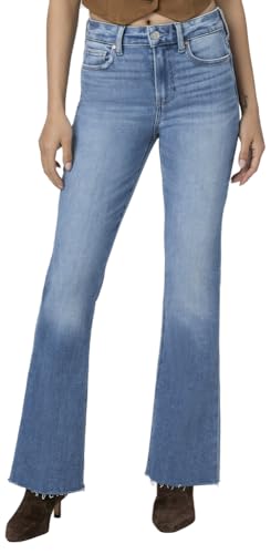 PAIGE Women's Hr Lauren Canyon Petite Sm Bltps Raw Hem