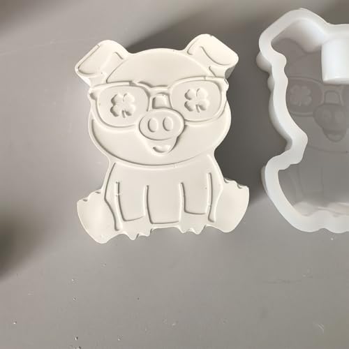 Molde de silicona para hornear con diseño de cerditos miniatura 7