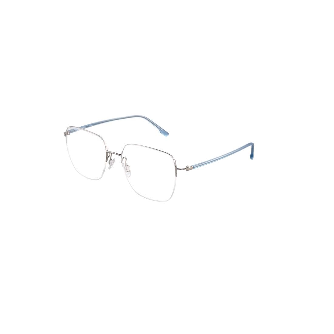 Rodenstock R7143 Oprawki do okularów na receptę, srebrne, niebieskie, damskie, Srebrny, niebieski, 54