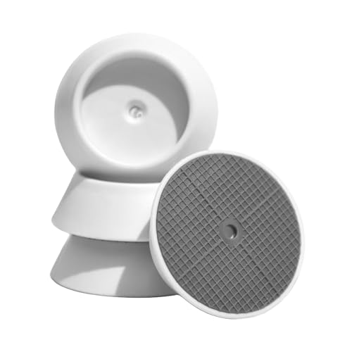 4 Pack Baby Gate Wall Protector, Pressure Mounted Baby Gate Extension Kit, Safety Gates Extender Wall Cups, Baby Gates Wall Guard for Protect Walls & Doorways from Pet & Dog Gates, White