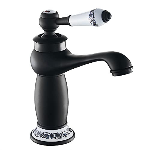 Grifo Lavabo Vintage De Cuenca Europeo Lavabo Mezclador Lavabo Baño Latón Cromado Grifo De Agua Fría Caliente Para Lavabo Con Mezclador Monomando Para Lavabo De Cocina Baño Negro Grifo Lavabo Vintage De Cuenca Europeo Lavabo Mezclador Lavabo Baño Latón Cromado Grifo De Agua Fría Caliente Para Lavabo Con Mezclador Monomando Para Lavabo De Cocina Baño Negro