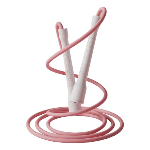 iMoebel Corde à sauter de fitness 6 mm x 3 m en PVC Speed Rope réglable, poignée antidérapante ABS, corde à sauter pour enfants et adultes, boxe, perte de...