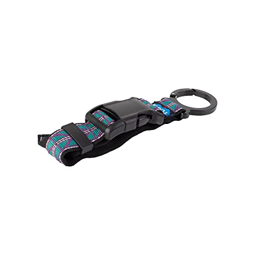 Image of KAVU Skeena Extension Strap With Buckle and Carabiner - Elastic Backpack Luggage -Purple Arrow