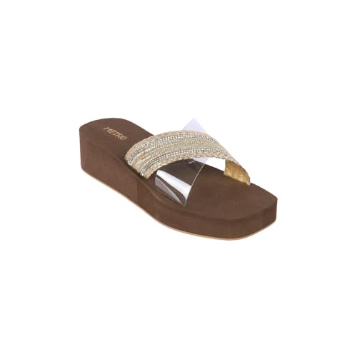 Image of Metro Women Wedge Heel Fashion Slip-on Sandal