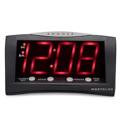 Westclox Digital Alarm Clock for Bedroom or Office, Large 1 . 8 " Red LED Display with Oversized photo Westclox Digital Alarm Clock for Bedroom or Office, Large 1 . 8 " Red LED Display with Oversized