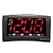 Westclox 66705 Large LED Alarm Clock, Red Display