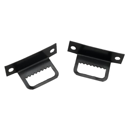 Image of 30PCS Small L-Shaped Metal Sawtooth Hooks with 60 Screws Picture Frame Sawtooth Hooks Tool Cross Stitch Accessories for Hanging Artworks Wall Decorations Mirror Black
