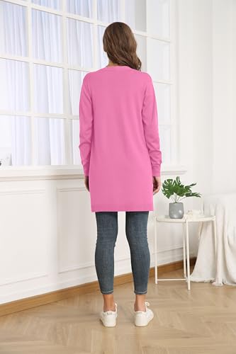 Image of VIISHOW Women's Classic Cardigans Long Sleeve Open Front Casual Knit Cardigan Sweaters Coat Soft Outwear